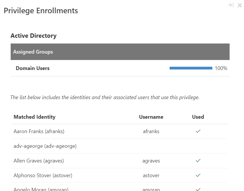 Privilege Enrollments
