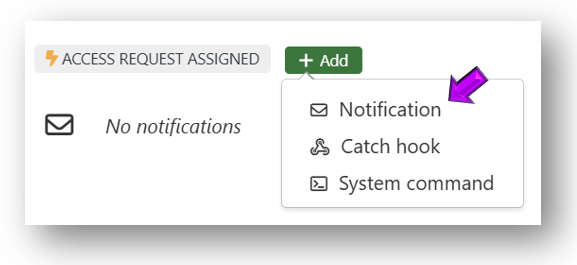 Add notification option